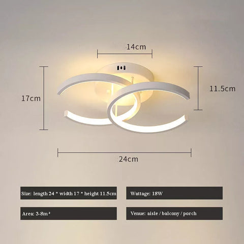 Dimbare 3-Kleurige Plafondlamp LED Plafondlamp